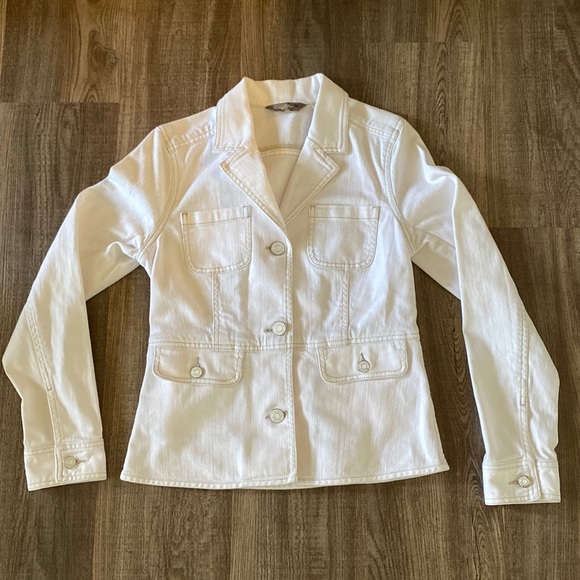 Tommy Bahama Jackets & Coats Tommy Bahama White Denim Jacket Poshmark